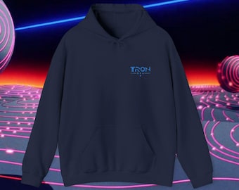 Sweat à capuche brodé inspiré de TRON 1982