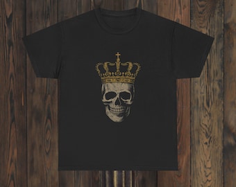 Kronen Schädel Gothic Royalty Tattoo Art Klassiker T-Shirt