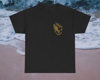 Camiseta clásica con diseño de tatuaje vintage de Pray for Me Oceanside, CA
