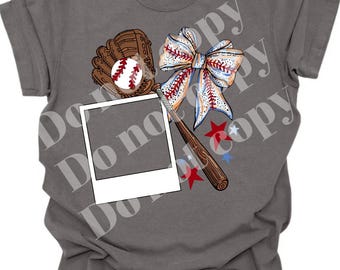 Baseball Photo Insert PNG, Trending Design (Digital Download)