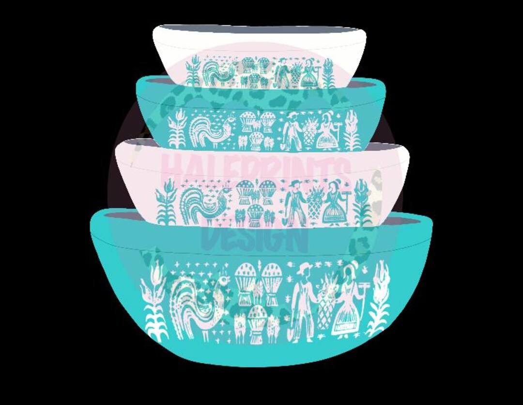 Amish Butterprint Pyrex Png, Blue Pyrex Png, Vintage Png, Cookware Png ...