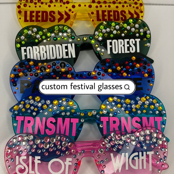 CUSTOM FESTIVAL GLASSES