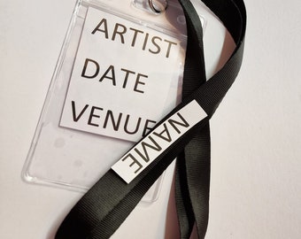 Artist and event Lanyard