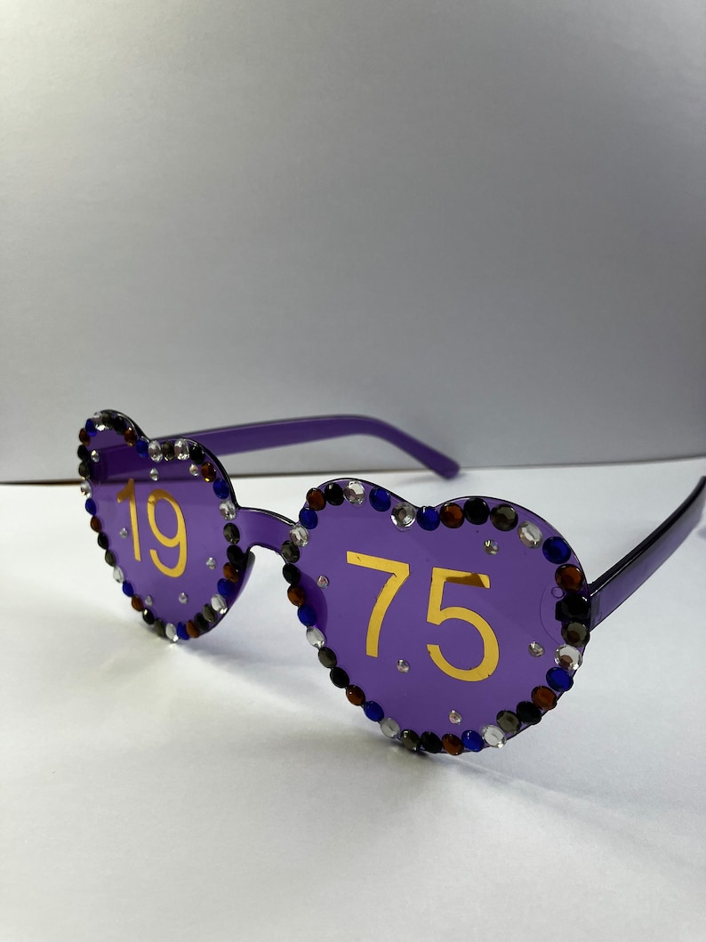 PURPLE CUSTOM GLASSES image 6