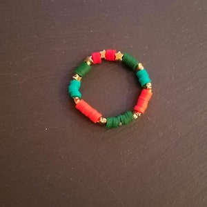 Christmas stars bracelet