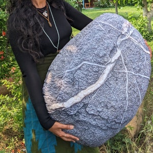 Outdoor. Soft pillow, model Chirali, Home Decoration, Living, Throw Pillows, Footrest Foostool, Pouf stone