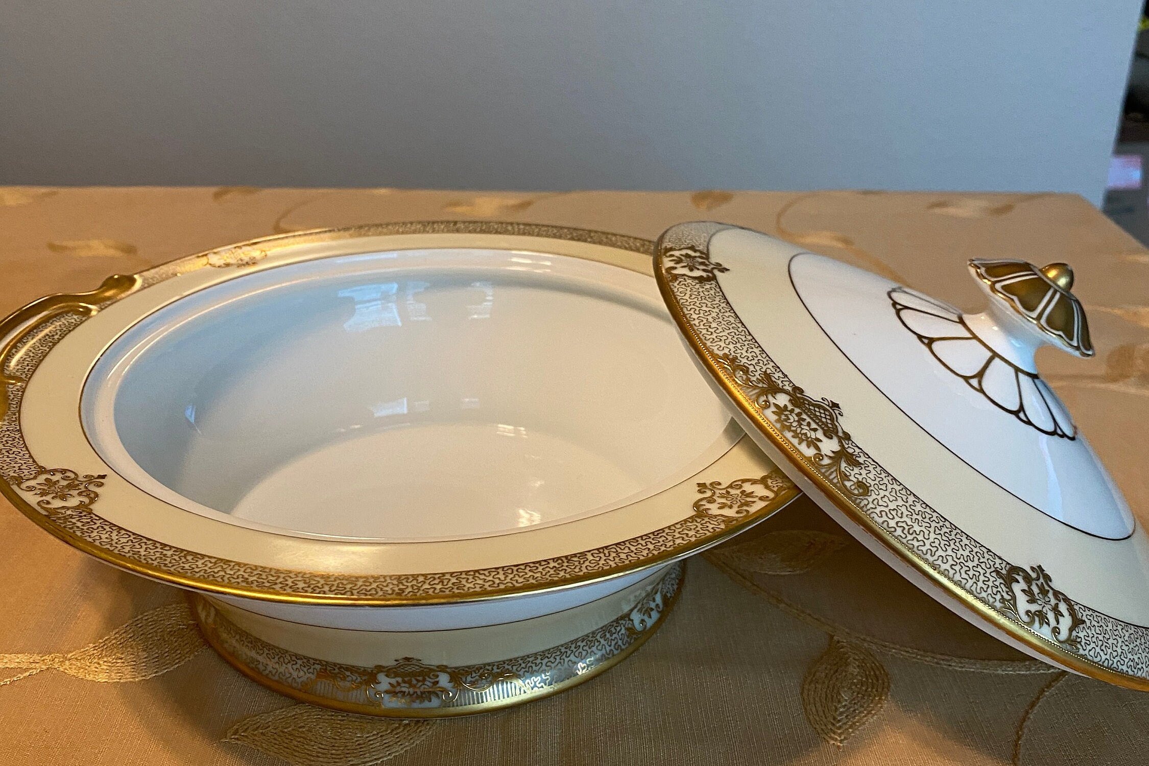 Noritake Creamer and Sugar Bowl 1930s Vintage China Etsy