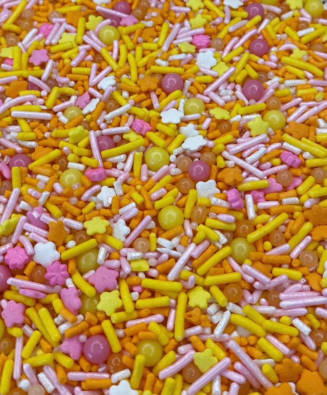 Assorted Polymer Clay Flower Sprinkles, Fimo Fake Sprinkle Mix, Decoden  Funfetti Rainbow Jimmies P101 
