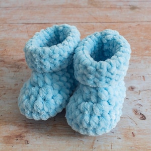 Crochet Baby Booties Pattern, Easy Crochet Baby Bootie Pattern by Maisie and Ruth | *Instant Download* | **PATTERN ONLY**