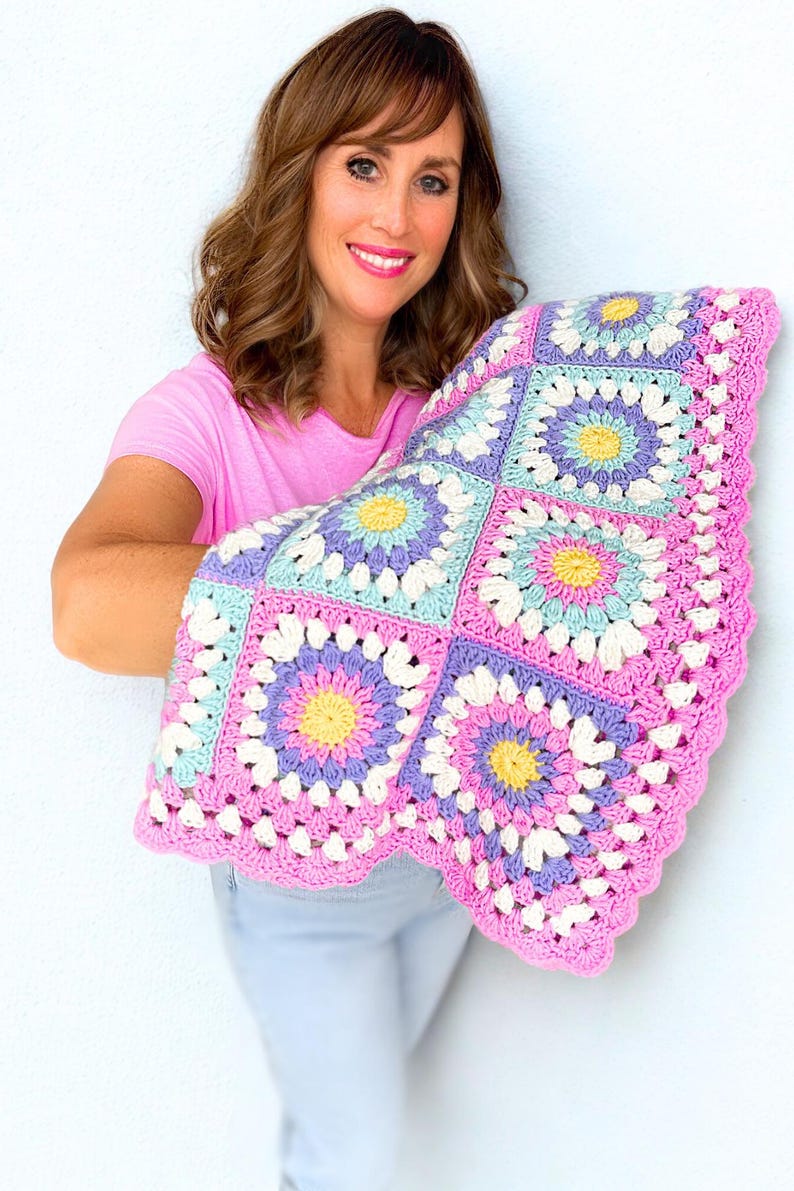DIY crochet baby shower gift idea – Radiant Rays Baby Blanket PDF pattern