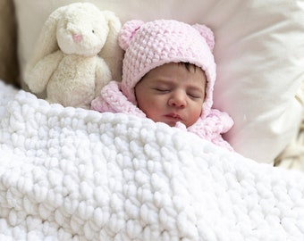 Crochet Baby Blanket Pattern, Super Chunky Blanket Pattern by Maisie and Ruth | *Instant Download* | **PATTERN ONLY**