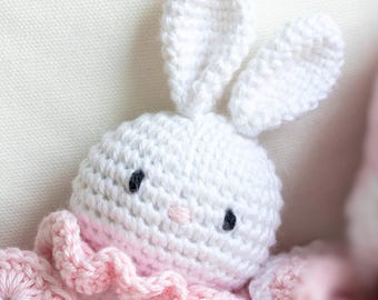 Häkelanleitung + Videoanleitung | PDF Hase Greifling | Tier Amigurumi Beißring