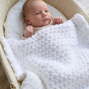 Crochet Pattern PDF | + Video Tutorial | Snuggle Cloud Baby Blanket | 5 Sizes Included