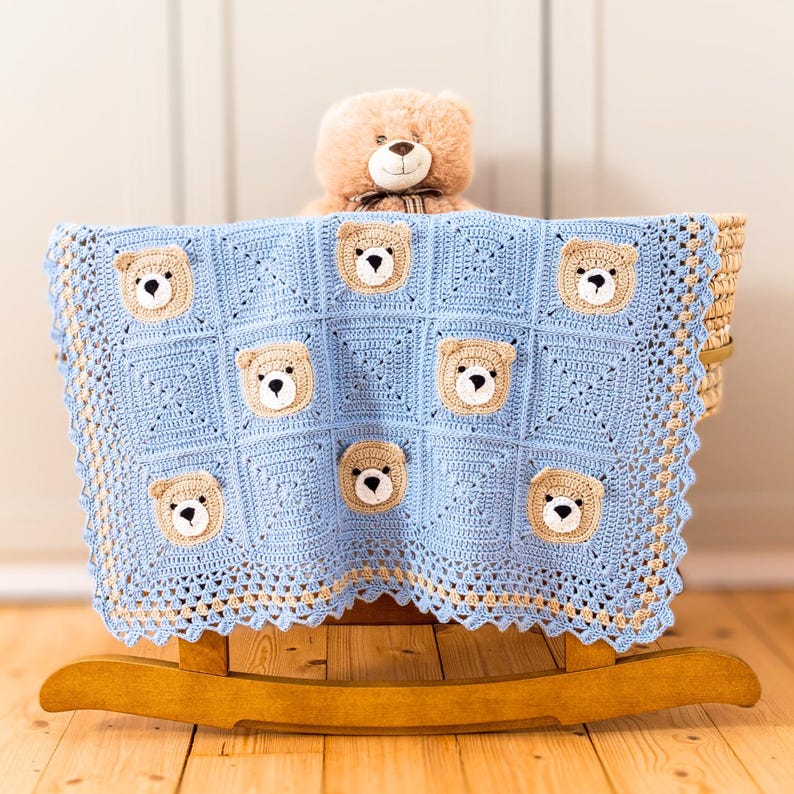 Beginner-friendly crochet baby blanket pattern