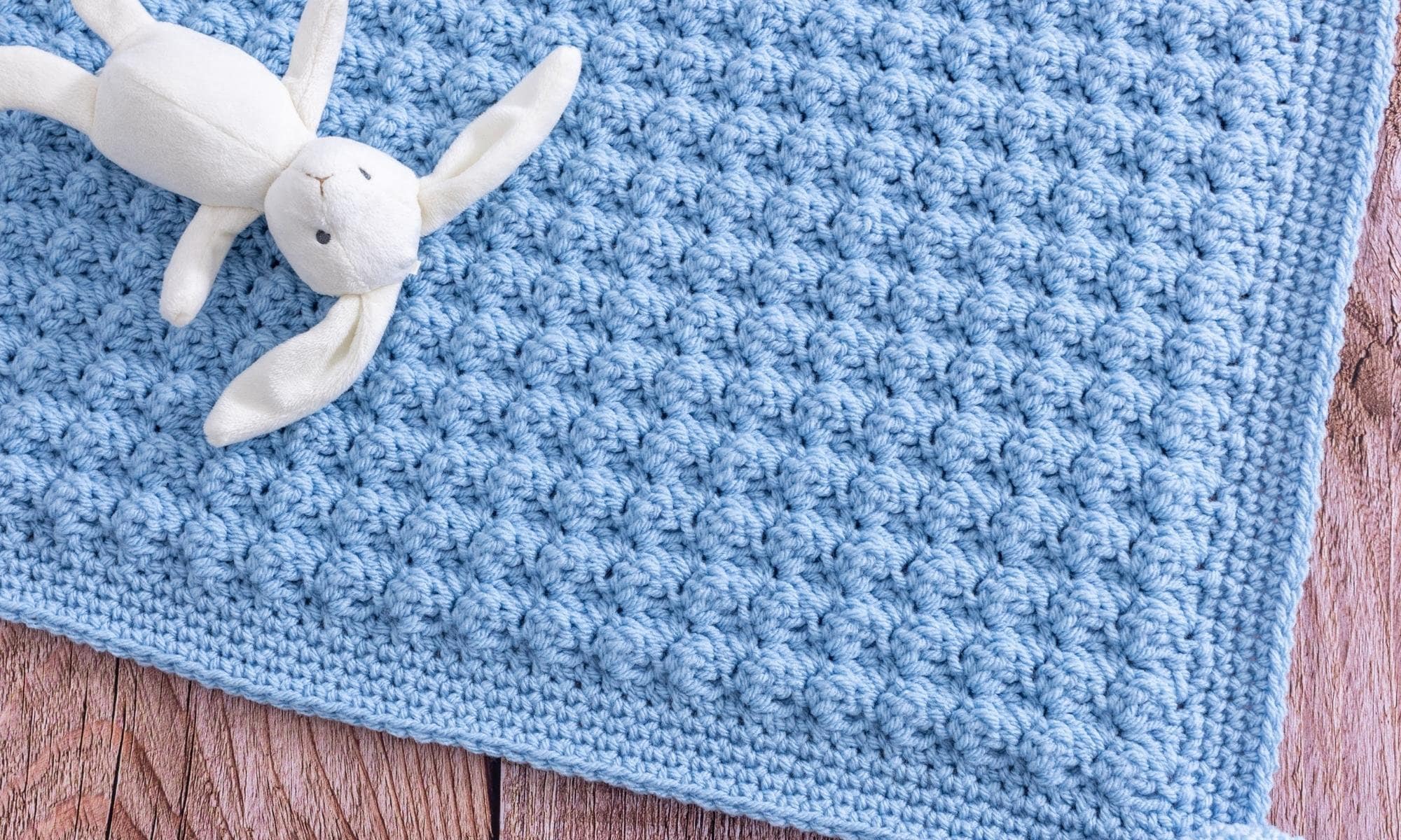 Easy Crochet Baby Blanket (The Barclay Baby Blanket) - Maisie and Ruth