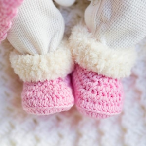 CROCHET PATTERN + VIDEO | Crochet Baby Booties Pattern | Crochet Baby Shoes Pattern by Maisie and Ruth | *Instant Download*