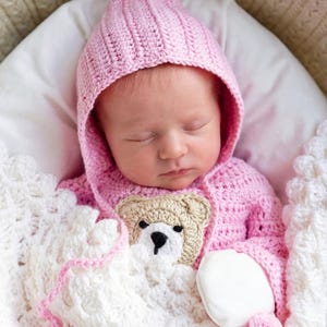 Crochet Baby Bonnet Pattern, Pixie Hat with Video Tutorial (PDF Instant Download) image 6