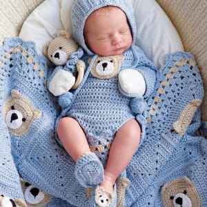 Gehäkelte Babyrassel-Anleitung, Teddybär Amigurumi (PDF Muster + Video Anleitung) Bild 7