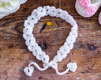 Crochet Baby Headband Pattern | PDF + Video Tutorial | Easy Beginner Shell Stitch (Instant Download)