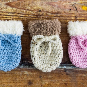 Crochet Baby Mittens Pattern by Maisie and Ruth Instant Download PATTERN ONLY image 6