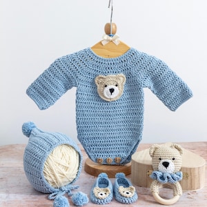 Crochet Pattern Bundle, Crochet Teddy Bear Set Pattern Bundle by Maisie and Ruth Instant Download PDF PATTERNS ONLY image 8