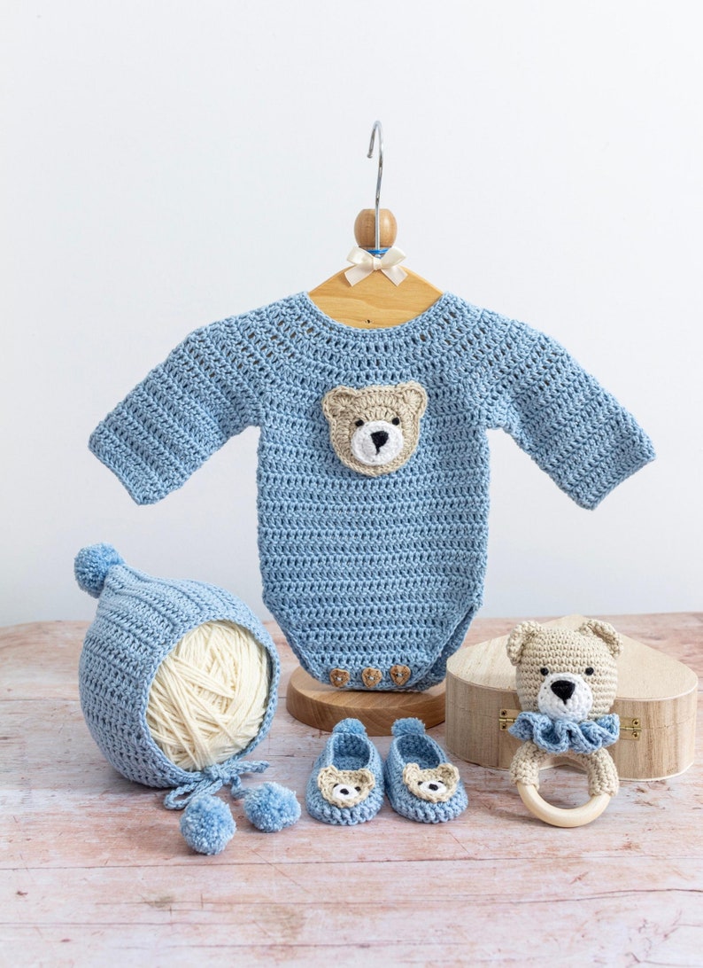 Crochet Pattern Bundle, Crochet Teddy Bear Set Pattern Bundle by Maisie and Ruth Instant Download PDF PATTERNS ONLY image 8