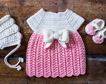 Crochet Baby Dress Pattern | PDF + Video Tutorial | Easy Newborn and Infant Outfit