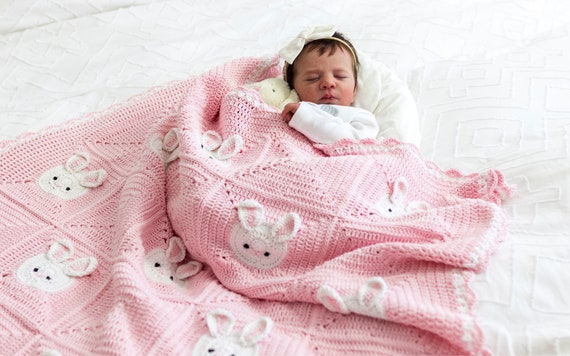 Crochet bunny outlet blanket pattern