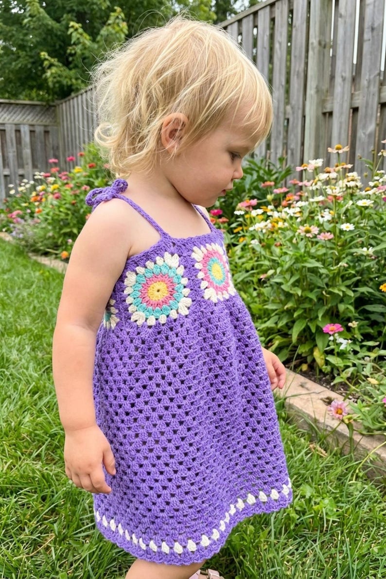 Crochet pattern for baby and toddler dress – Delightful Days Dress tutorial