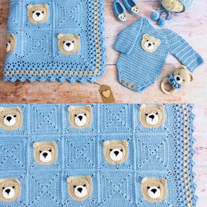 Crochet baby blanket pattern for beginners teddy