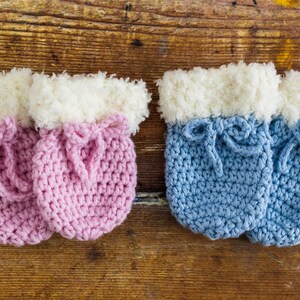 Crochet Baby Mittens Pattern by Maisie and Ruth Instant Download PATTERN ONLY image 8