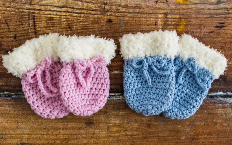 Crochet Baby Mittens Pattern by Maisie and Ruth Instant Download PATTERN ONLY image 8
