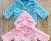 Snuggle Bear Kids Hoodie Pattern | PDF + Video Tutorial | Newborn–10 Years | Cozy Crochet Jacket