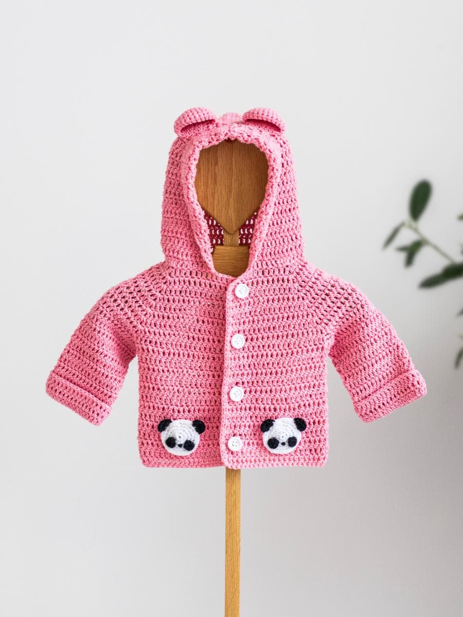 Crochet Cardigan for Baby Cotton UK
