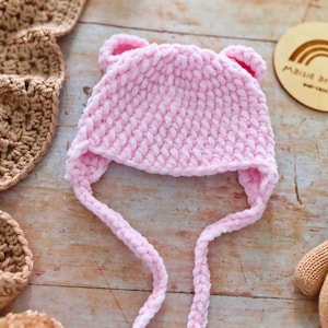 Crochet Pattern PDF + Video Tutorial | Cozy Cloud Beanie | Chunky Baby Hat | Newborn – 10 Years