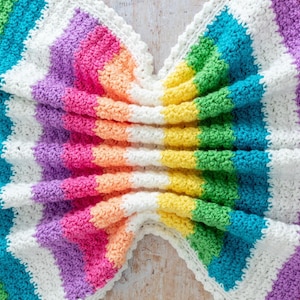 CROCHET PATTERN + VIDEO | Crochet Baby Blanket Pattern by Maisie and Ruth | *Instant Download* | **Pattern Only**