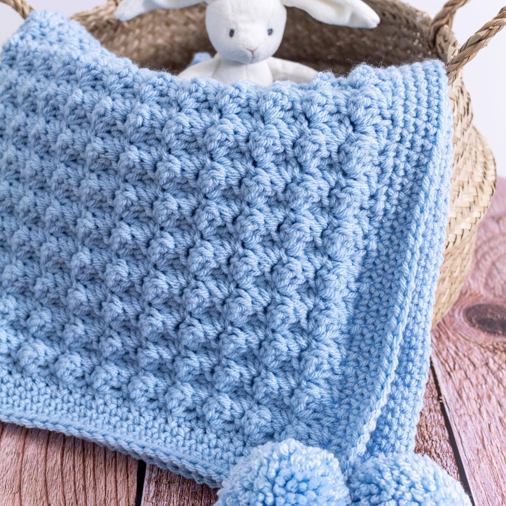 Easy Chunky Crochet Baby Blanket Pattern by Maisie and Ruth Etsy UK