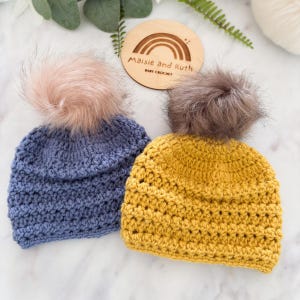 Beginner-friendly crochet hat pattern with eight included sizes