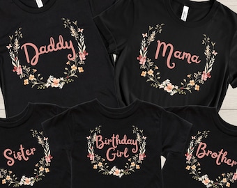 Wildflower Birthday Shirt Wildflower One Birthday Wildflower First Birthday Shirt Girls Birthday Wildflower Garden Party Birthday Shirt Girl