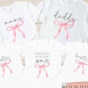 Pink Bow Birthday Shirt Girls Just Wanna Be One Birthday Girls 1st Birthday Pink Bow First Birthday Pink Bow One Outfit Girl One Year Outfit