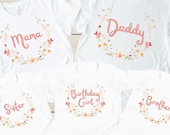 Wildflower Birthday Shirt Wildflower One Birthday Wildflower First Birthday Shirt Girls Birthday Wildflower Garden Party Birthday Shirt Girl