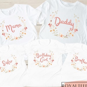 Wildflower Birthday Shirt Wildflower One Birthday Wildflower First Birthday Shirt Girls Birthday Wildflower Garden Party Birthday Shirt Girl