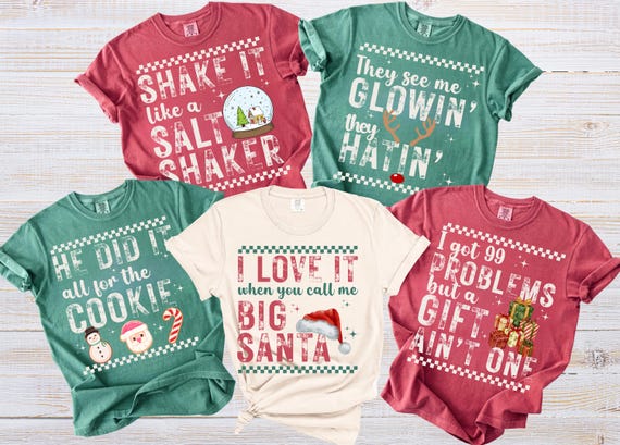 Family Christmas, Xmas Song Puns, Christmas Pun Shirts, Christmas Rap Song Shirt, Pun Christmas Shirts, Lyric Shirt, Office Party Shirts