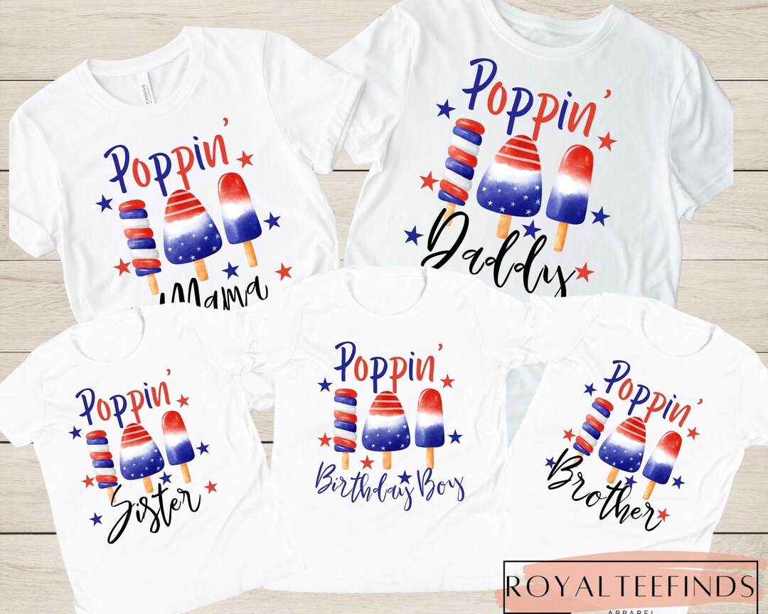 Fourth of July Birthday Shirt Red White Blue Birthday Tshirt 4th of
