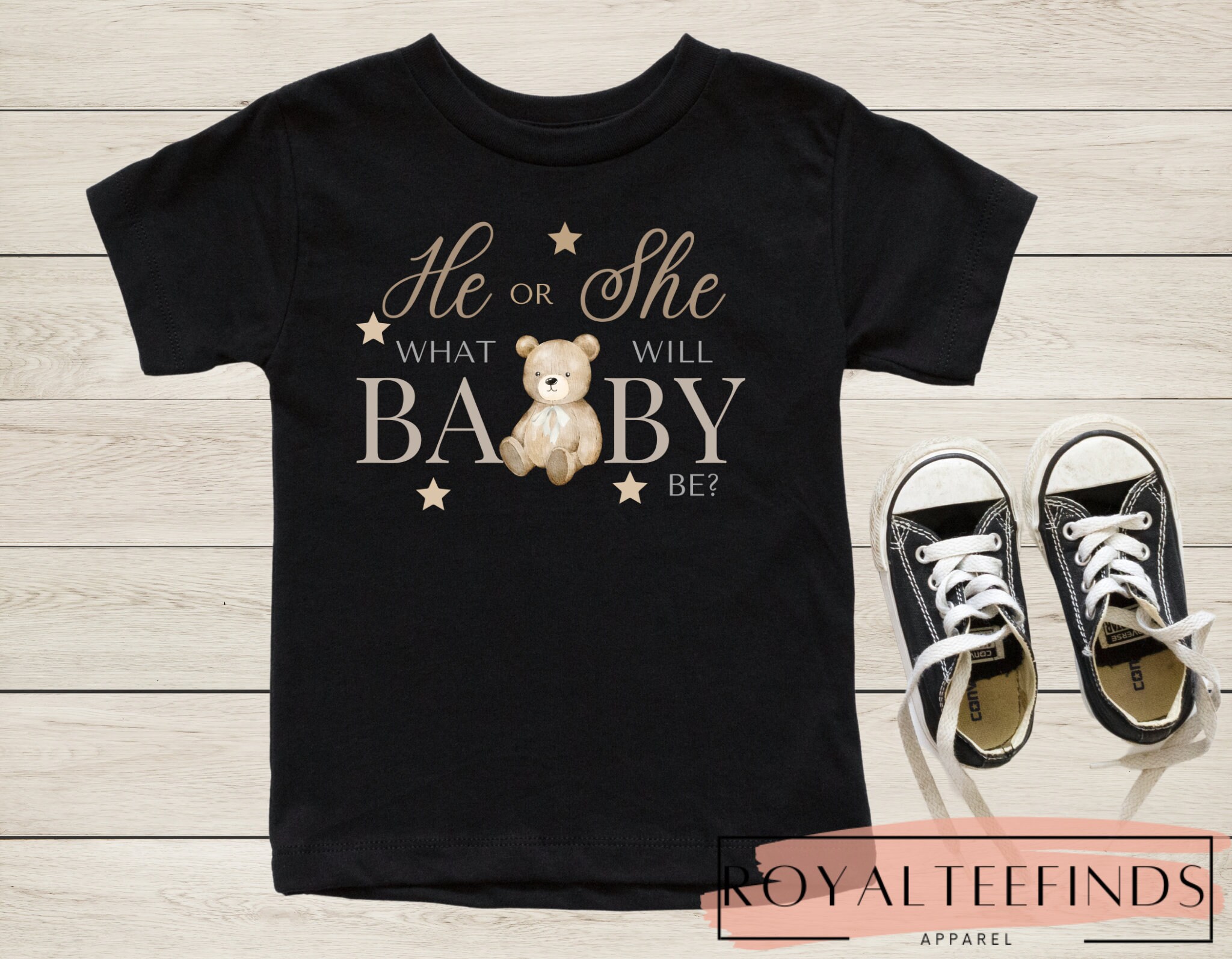 He or She Gender Reveal Shirt Teddy Bear Gender Reveal Tshirt - Etsy