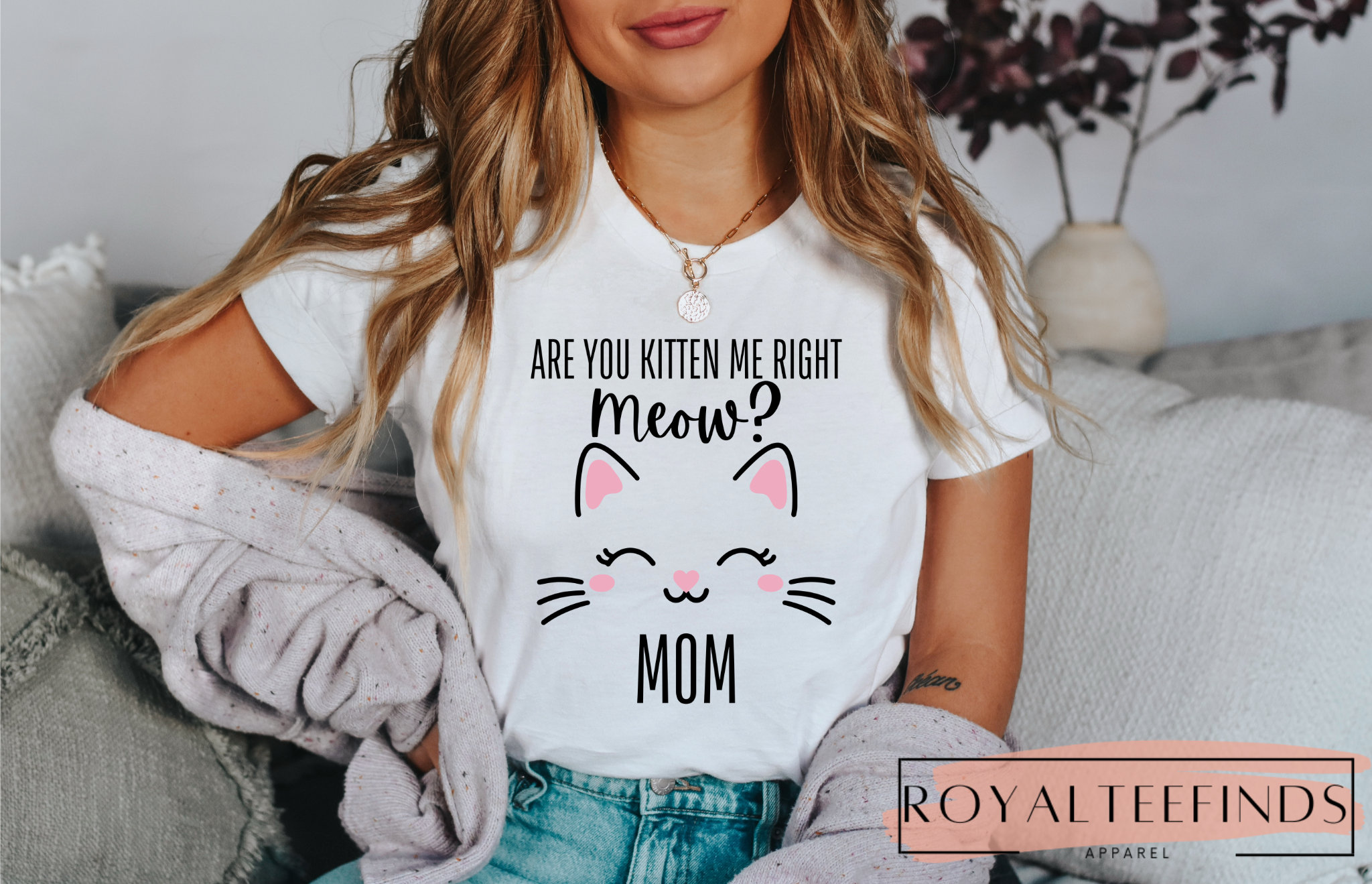 Kitty Cat Birthday Shirt Purrfect Party Birthday Tshirt Are Etsy