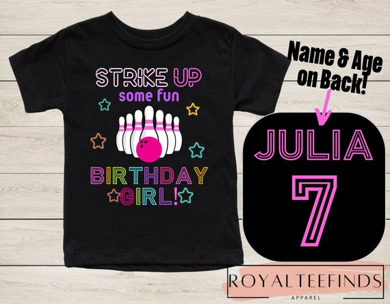 80s Retro Neon Sign Glow Bowling Strike Party Tshirt 80s Retro Neon Sign Glow Bowling Strike Party Tshirt