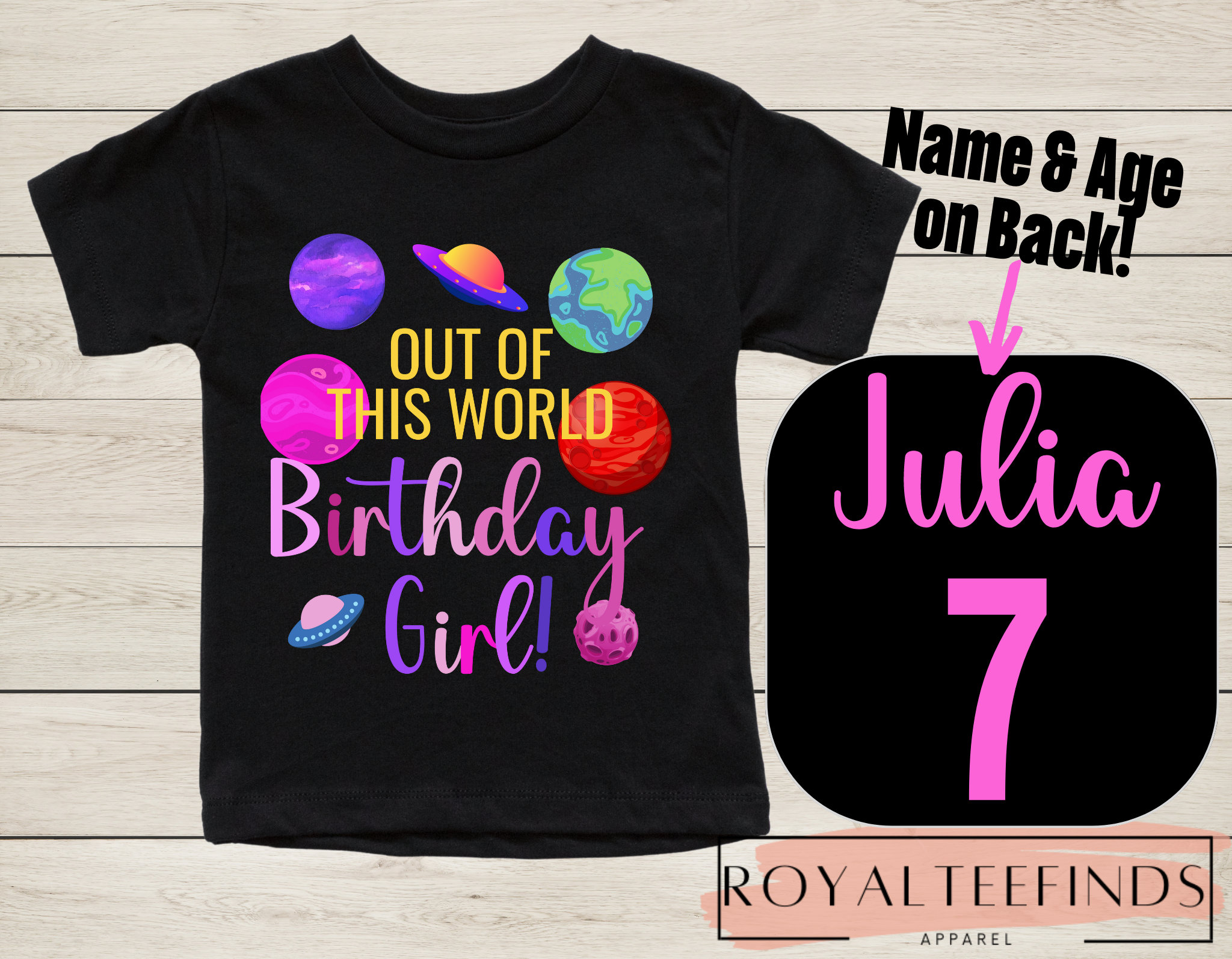 planet kyu Tシャツ　The Birthday Solar System Birthday Shirt, Planets Birthday Tshirt, Space