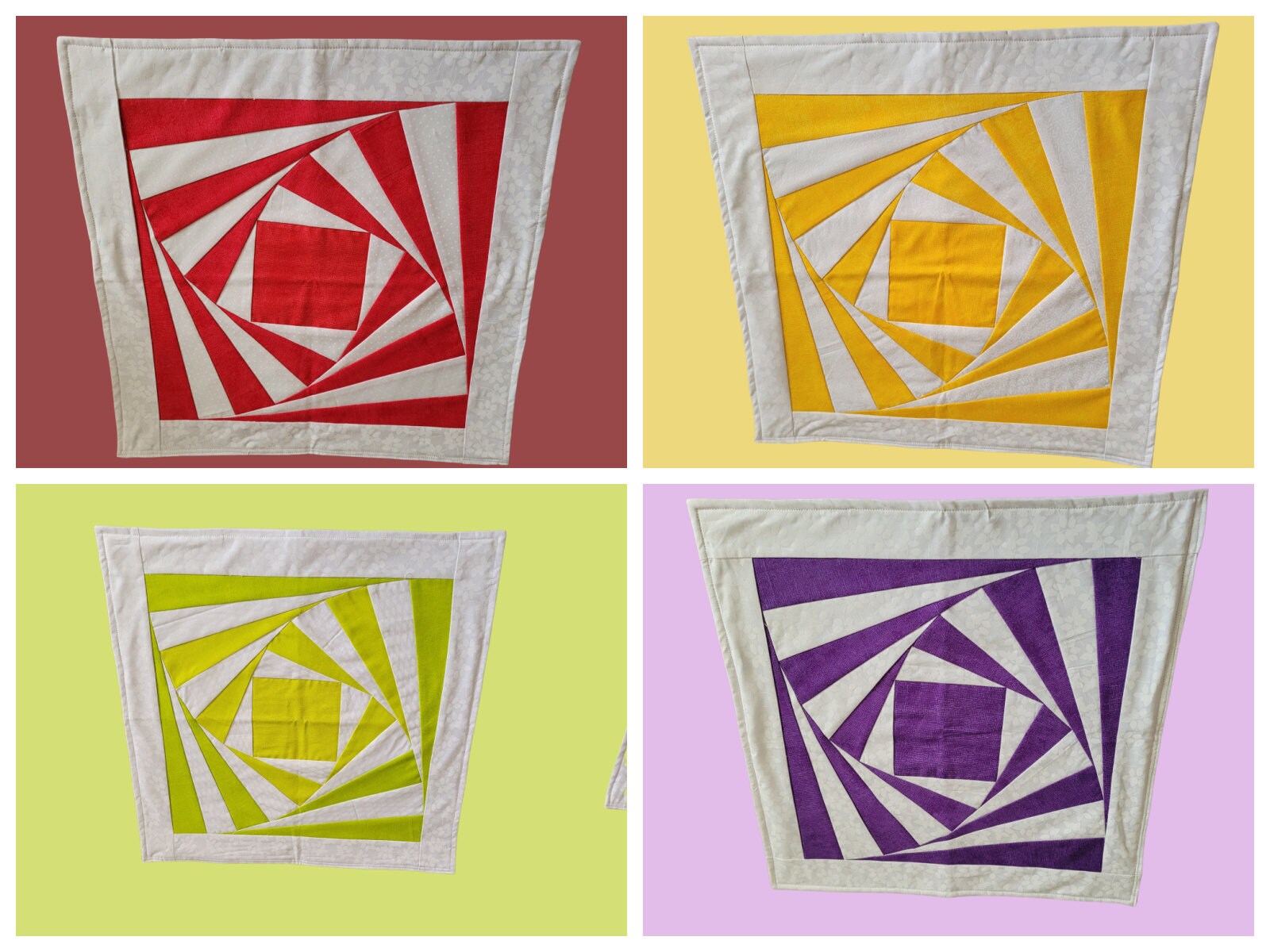 Contemporary Wall Hanging. Modern Quilted Wall Art. Small Etsy