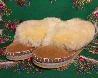 Handmade Slippers sheep Polish Highlanders Bambosze